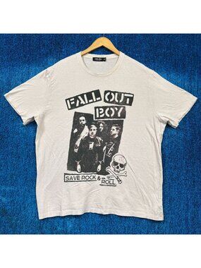 Fall Out Boy “Save Rock & Roll” Graphic T-Shirt Size XXL